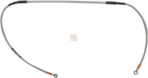 MOTO-MASTER BRAKE LINE WITH HEADLIGHT USE ONLY WITH MOTO-MASTER RADIAL MASTER CYLINDER OEM LENGTH