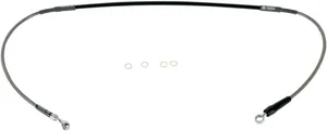 MOOSE OFFROAD HARD-PARTS BRAKE LINE STAINLESS STEEL FRONT YAMAHA