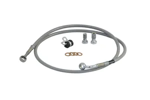Goodridge Brake Line Kit<br><ul><li>Feature abrasion-resistant uncoated or clear-coated stainless steel braided hose with a PTFE liner compatible with all brake and clutch fluids</li><li>Kits include chrome-plated fittings</li><li>Stock-length brake line kits.</li></ul>