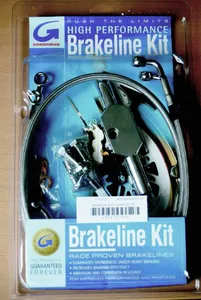 Goodridge Brake Line Kit<br><ul><li>2011 Harley “Ebony 2”</li><li>EVO, TC88, TC96 Brakeline Kits</li><li>Ebony 2 brakeline kits for Harleys. Ebony 2 kits are available for all popular Harley models, featuring black coated stainless braided hose with atted black fittings and adapters for the contemporary / retro look. Ebony 2 Kits *Great Looks * Unmatched Performance * Superior Durability*</li></ul>