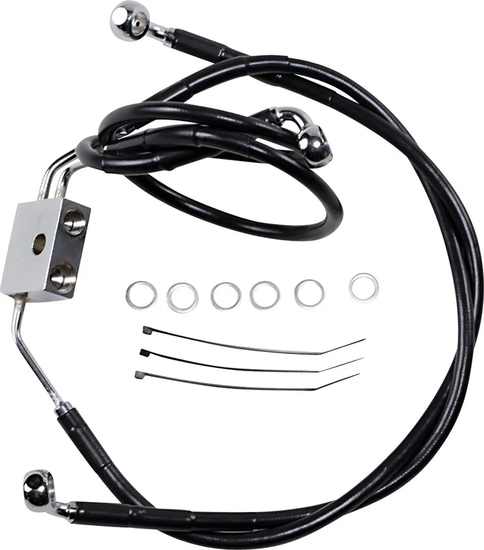 Drag Specialties LINE BR F FXDF2-17BK UP+8