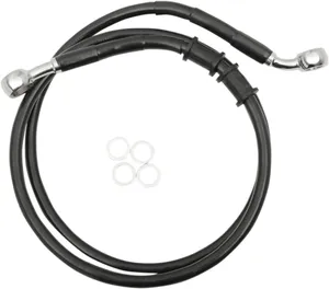 Drag Specialties FRT BRAKE LINE XL BK +10