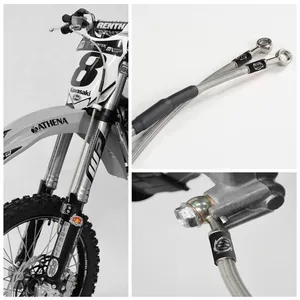 MOTO-MASTER BRAKE LINE STAINLESS STEEL FRONT