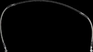 MOOSE OFFROAD HARD-PARTS Stainless Steel Braided Brake Line