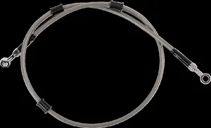 MOOSE OFFROAD HARD-PARTS Stainless Steel Braided Brake Line