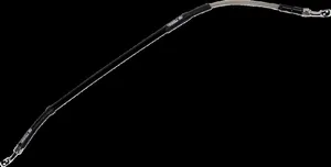 MOOSE OFFROAD HARD-PARTS Stainless Steel Braided Brake Line