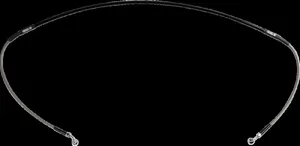 MOOSE OFFROAD HARD-PARTS Stainless Steel Braided Brake Line
