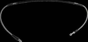 MOOSE OFFROAD HARD-PARTS Stainless Steel Braided Brake Line