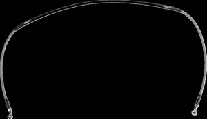 MOOSE OFFROAD HARD-PARTS Stainless Steel Braided Brake Line