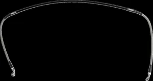 MOOSE OFFROAD HARD-PARTS Stainless Steel Braided Brake Line