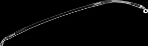 MOOSE OFFROAD HARD-PARTS Stainless Steel Braided Brake Line