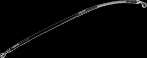 MOOSE OFFROAD HARD-PARTS Stainless Steel Braided Brake Line
