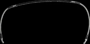 MOOSE OFFROAD HARD-PARTS Stainless Steel Braided Brake Line