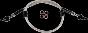 MOOSE OFFROAD HARD-PARTS Stainless Steel Braided Brake Line