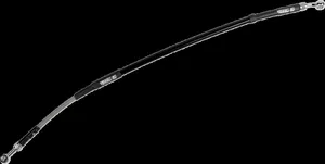 MOOSE OFFROAD HARD-PARTS Stainless Steel Braided Brake Line