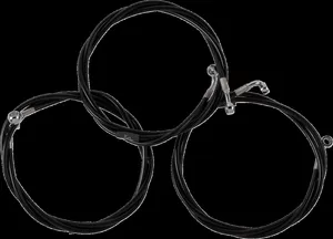 LA Choppers BRAKE LINE BK 15-17 FL 24+