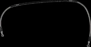 MOOSE OFFROAD HARD-PARTS Stainless Steel Braided Brake Line