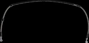 MOOSE OFFROAD HARD-PARTS Stainless Steel Braided Brake Line