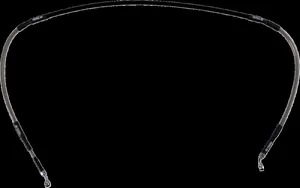 MOOSE OFFROAD HARD-PARTS Stainless Steel Braided Brake Line