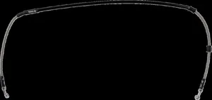 MOOSE OFFROAD HARD-PARTS Stainless Steel Braided Brake Line