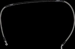 MOOSE OFFROAD HARD-PARTS Stainless Steel Braided Brake Line