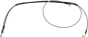 MOOSE OFFROAD HARD-PARTS Stainless Steel Braided Brake Line Pair