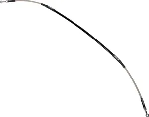 MOOSE OFFROAD HARD-PARTS Stainless Steel Braided Brake Line - FRONT