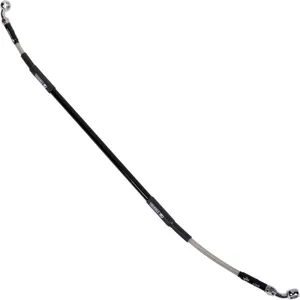 MOOSE OFFROAD HARD-PARTS Stainless Steel Braided Brake Line - REAR