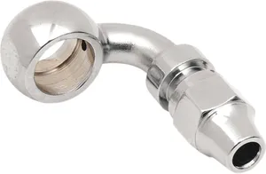 Drag Specialties BANJO FITTING 7/16 90DEG