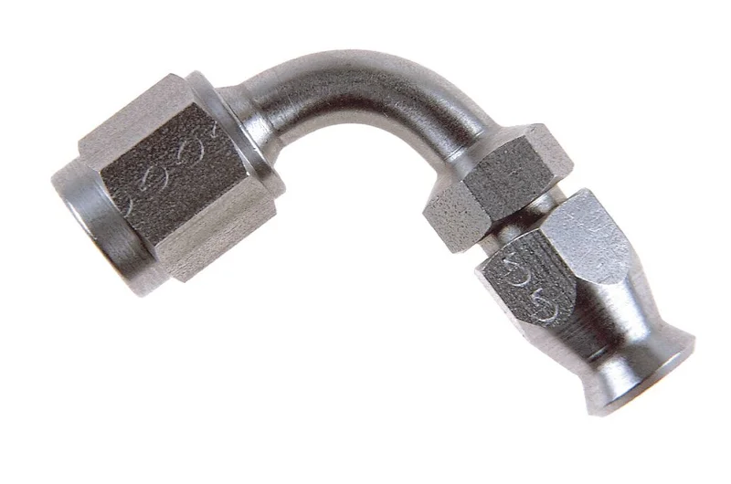 Goodridge Hose end 90 degree bend tube. Stainless Steel