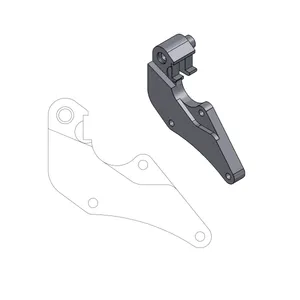 MOTO-MASTER RELOCATION BRACKET BRAKE CALIPER SM STREET 320MM