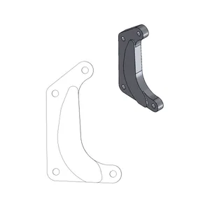 MOTO-MASTER RELOCATION BRACKET BRAKE CALIPER SM RACING 320MM