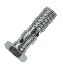 Goodridge BANJO BOLT DBL 3/8X24 BK
