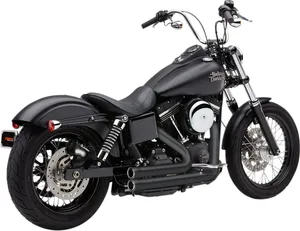 Cobra EXHAUST 909 BK DYNA 12-17