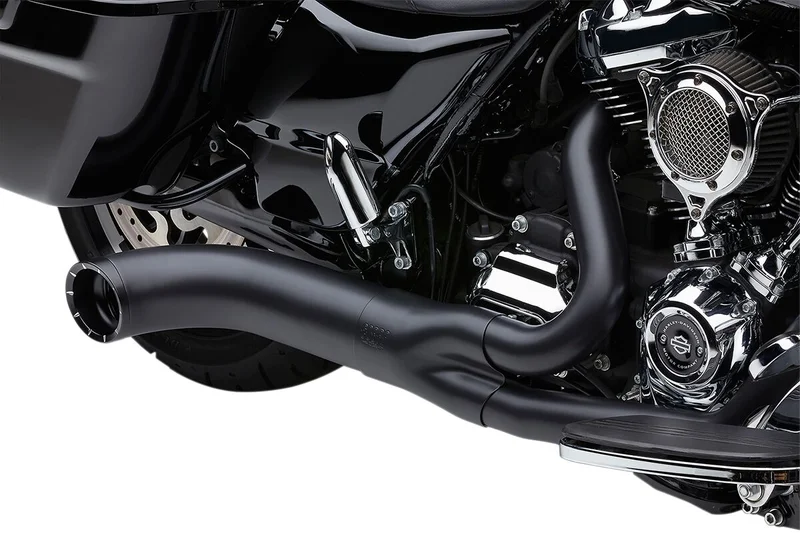 Cobra EXHAUST 2:1 W/TIP BLK FLH