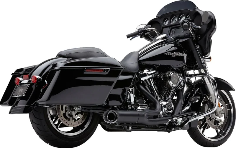 Cobra EXHAUST 2:1 W/TIP BLK FLH