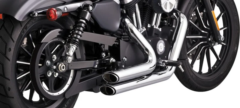 Vance & Hines EXHAUST S-SHT STAG CHR.XL