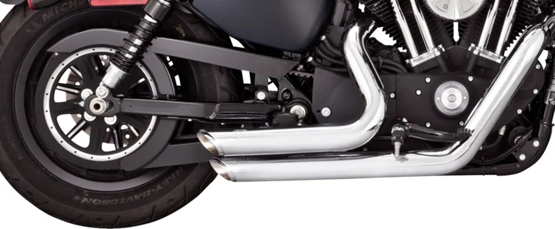Vance & Hines EXHAUST S-SHT STAG CHR.XL