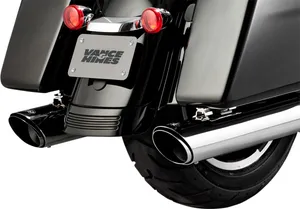 Vance & Hines MUFFLER TWIN SLASH ROUND SLIP-