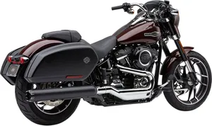 Cobra MUFFLER DUAL CUT BLK