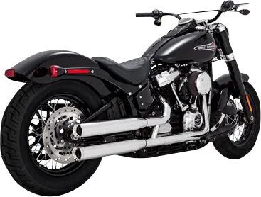 Vance & Hines & Hines, Eliminator 300 slip-on PCX mufflers. chrome