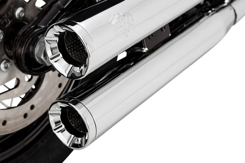 Vance & Hines & Hines, Eliminator 300 slip-on PCX mufflers. chrome
