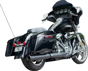 S&S MUFFLER KIT 2-1 FOR OEM US HEA