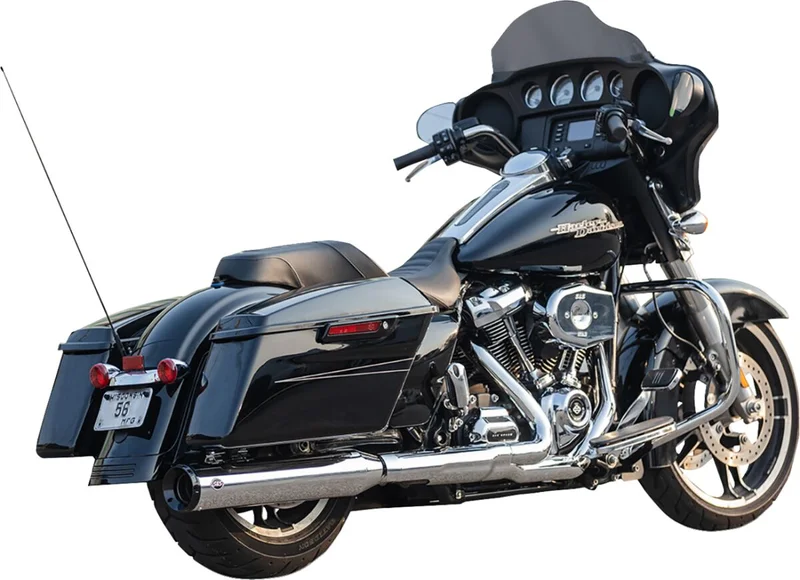S&S MUFFLER KIT 2-1 FOR OEM EU HEA
