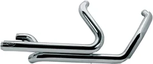 S&S HEADPIPES - FLT 17-19 - CHROME