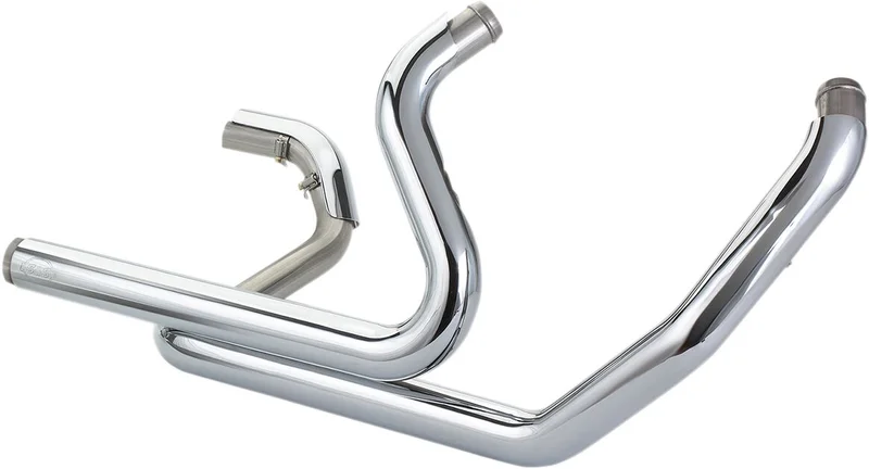 S&S HEADPIPES - FLT 17-19 - CHROME