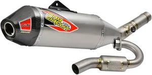 PRO CIRCUIT EXHAUST SYSTEM TI-6 TITANIUM WITH CARBON END CAP