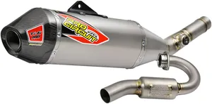 PRO CIRCUIT EXHAUST SYSTEM TI-6 PRO TITANIUM WITH CARBON END CAP