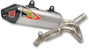 PRO CIRCUIT EXHAUST SYSTEM TI-6 PRO TITANIUM WITH CARBON END CAP
