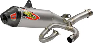 PRO CIRCUIT EXHAUST SYSTEM TI-6 PRO TITANIUM WITH CARBON END CAP